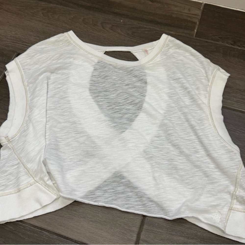 Free People my time tee in white
